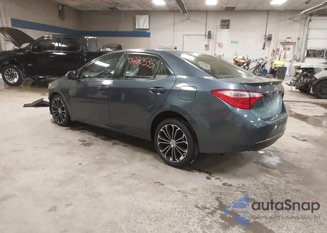 2015 Toyota Corolla S Plus из США, поврежденный, VIN 2T1BURHEXFC244349